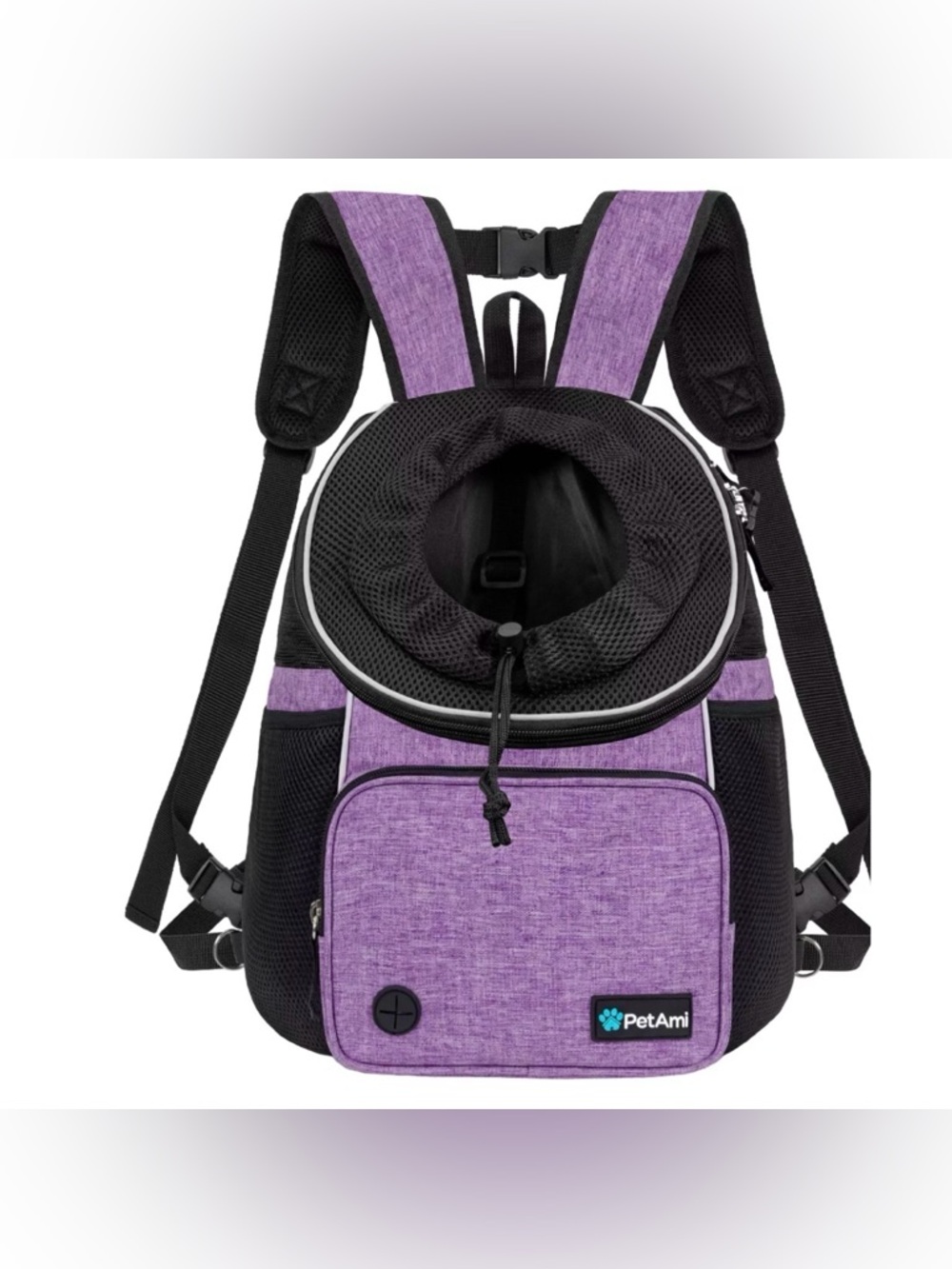 PetAmi Adjustable Cat & Dog Chest Carrier Backpack,